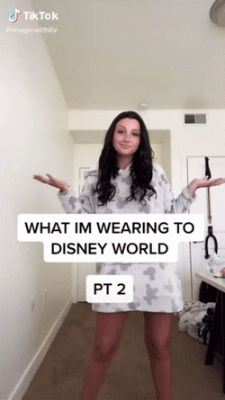Wearing To Disney World Transition  GIF