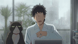 Weathering With You Keisuke Waving Off GIF