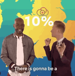 Weatherman Owain Wyn Evans Loves Rainbow GIF