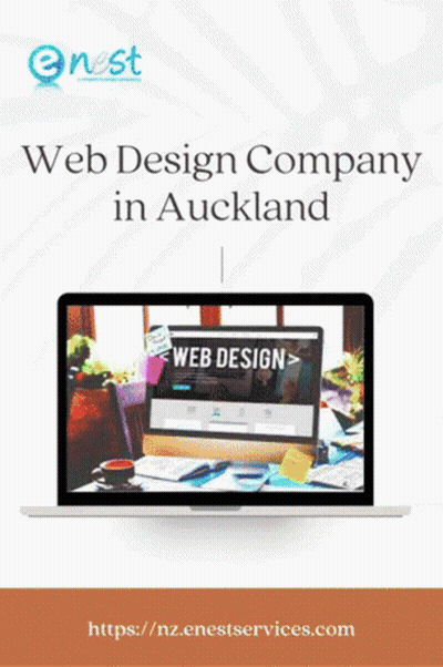 Web Design Company Auckland Advertisement With Laptop GIF