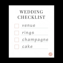 Wedding Needs Checklist GIF