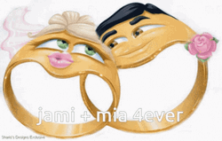 Wedding Rings With Face GIF