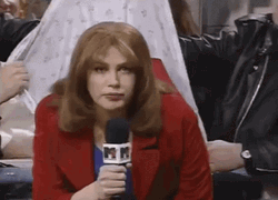Wedgie Female Reporter GIF