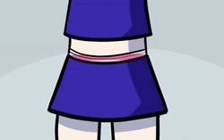 Wedgie Mona Cheerleader GIF