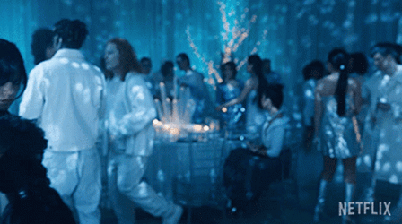 Wednesday Adams Hand Shuffle Dancing GIF