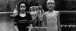 Wednesday Addams I'll Be The Victim GIF