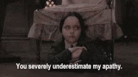 Wednesday Addams Rolling Eyes GIF