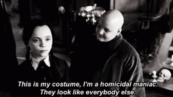 Wednesday Addams Says This Is My Costume GIF