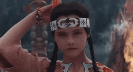 Wednesday Burn Matches On Addams Family Thanksgiving GIF