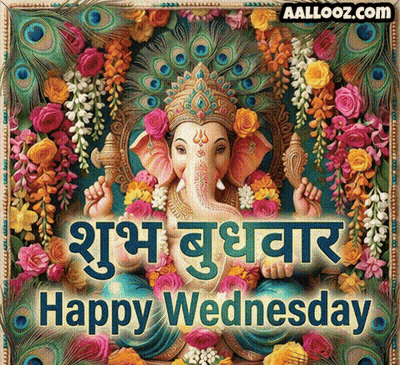 Wednesday Ganesha Greeting Card GIF