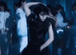 Wednesday Jenna Ortega Intense Dancing GIF