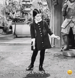 Wednesday Little Dancing Chill Out Meme GIF