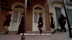 Wednesday Morning Funny We Wear Black GIF