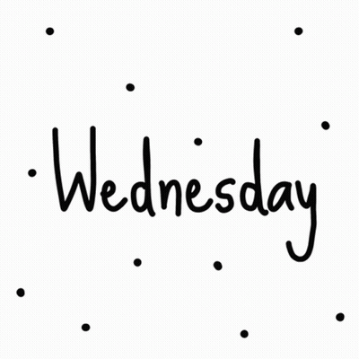 Wednesday Word With Polka Dots GIF