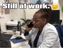 Wednesday Work Black Woman In The Office GIF