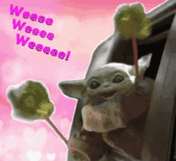 Weeee Baby Yoda Pinwheel GIF
