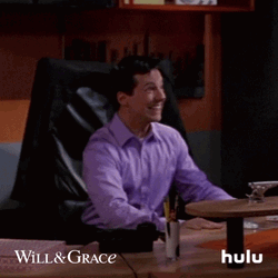 Weeee Will And Grace  GIF