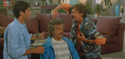 Weekend At Bernies Hair Prank GIF