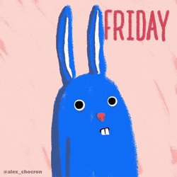 Weekend Bunny Happy Friday Jr GIF