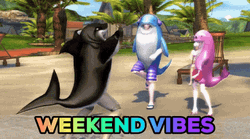 Weekend Vibes Gameforge Characters Dancing GIF