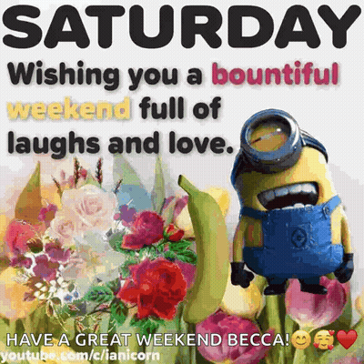 Weekend Wishes Full Of Laughs And Love GIF