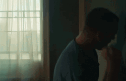 Weeping Guy Banging Head Against Wall  GIF
