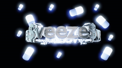 Weezer Word With Glowing Pills GIF