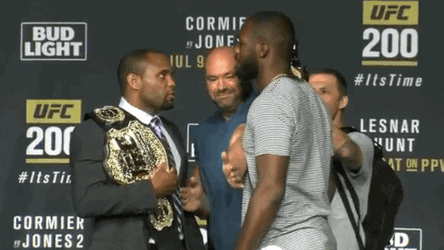 Weigh In Stare Down Brock Lesnar GIF