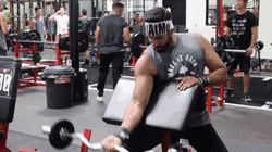 Weight Lifting Dom Mazzetti Gym Workout GIF