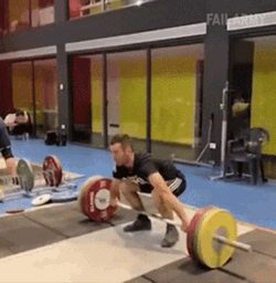 Weight Lifting Failarmy GIF