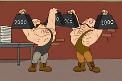 Weight Lifting Family Guy Phineas Flynn GIF