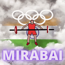 Weight Lifting Mirabai Olympic Sports GIF
