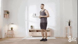  Weight Loss Man Lunge Exercise GIF