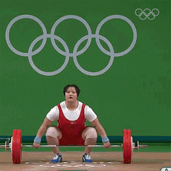 Weightlifting Kim Kuk Hyang GIF