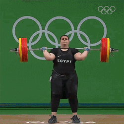 Weightlifting Shaimaa Haridy GIF