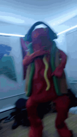 Weiner Mascot Dance GIF