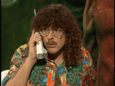 Weird Al Question Mark GIF