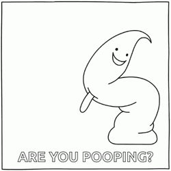 Weird Art Drawing Pooping GIF