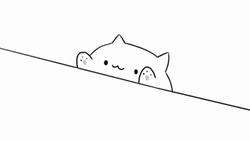 Weird Face Bongo Cat Smashing GIF