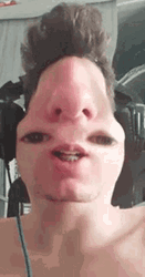 Weird Funny Face Tongue GIF