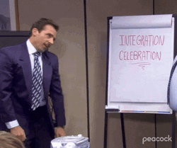Weird Integration Office Celebration  GIF