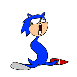 Weird Sanic Twirl GIF