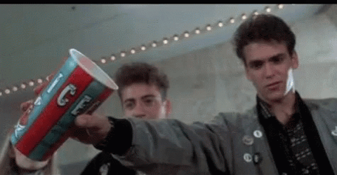 Weird Science Food Drop GIF