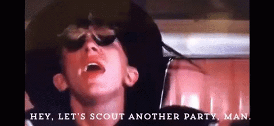 Weird Science Let's Scout Another Party GIF