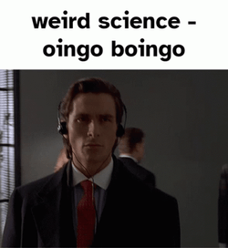 Weird Science Listening Music GIF