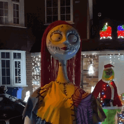 Weird Statue On Xmas Day GIF