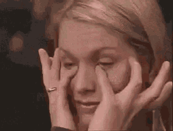 Weird Woman Inside The Eyes GIF