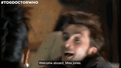 Welcome Aboard Ms.Jones Dr.Who  GIF