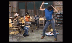 Welcome Back Kotter John Travolta Funny Pose GIF