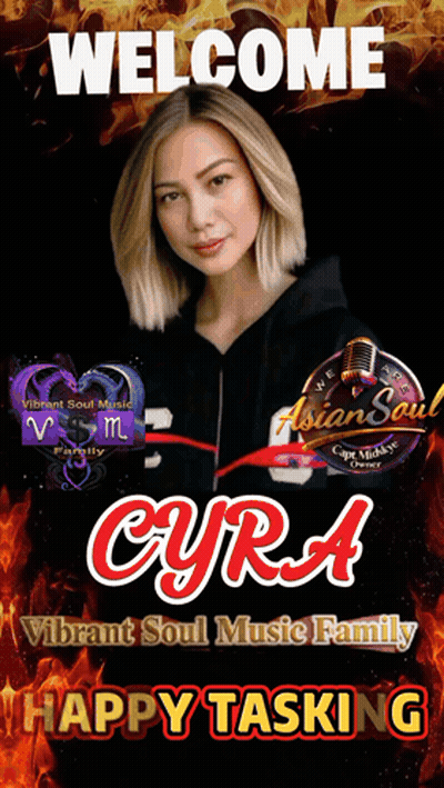Welcome Cyra Vibrant Soul Music Family Poster GIF